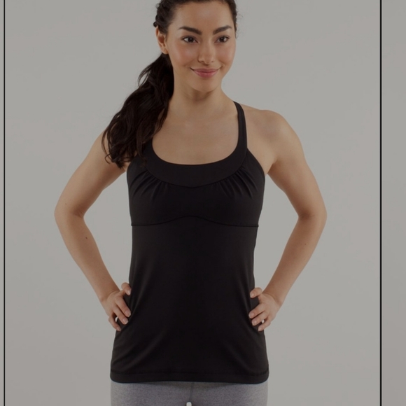 Lululemon Scoop Me Up Tank, Black, Size 4 - Picture 2 of 11